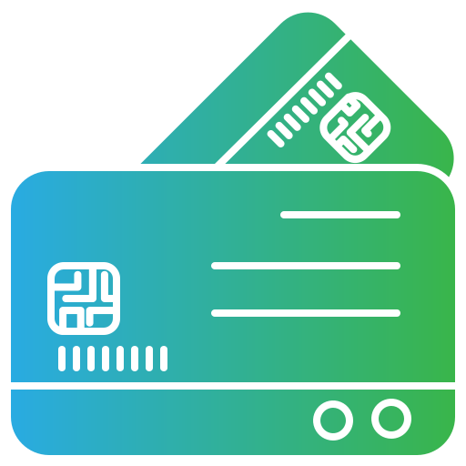 kredietkaart Generic Flat Gradient icoon