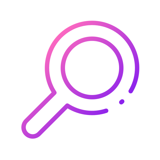 Magnifying glass Good Ware Gradient icon