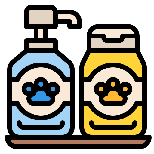 shampooing pour animaux de compagnie Iconixar Lineal Color Icône