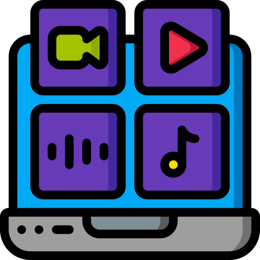 Multimedia Basic Miscellany Lineal Color icon