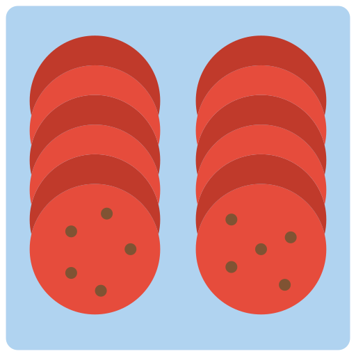 salami Basic Miscellany Flat ikona