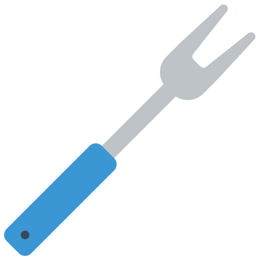 tenedor Basic Miscellany Flat icono