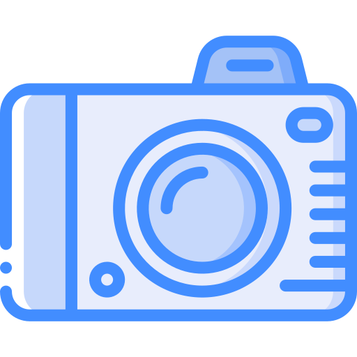 camera Basic Miscellany Blue icoon