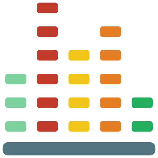 geluidsniveau Basic Miscellany Flat icoon