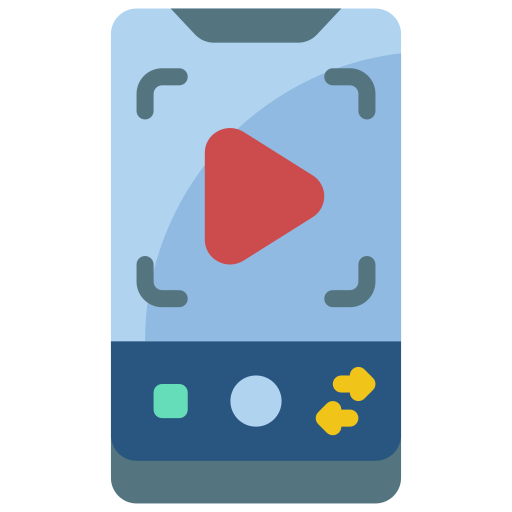 Video recorder Basic Miscellany Flat icon