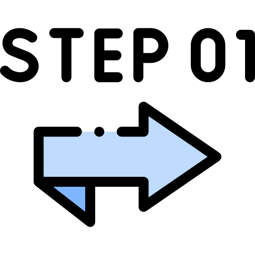 Step 1 Detailed Rounded Lineal color icon