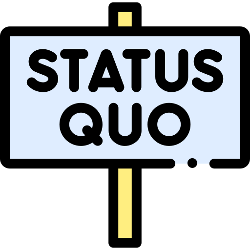 status quo Detailed Rounded Lineal color icona