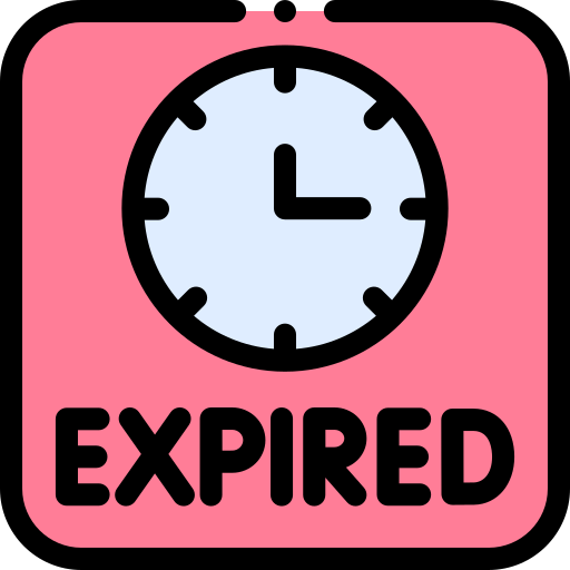 Expired Detailed Rounded Lineal color icon