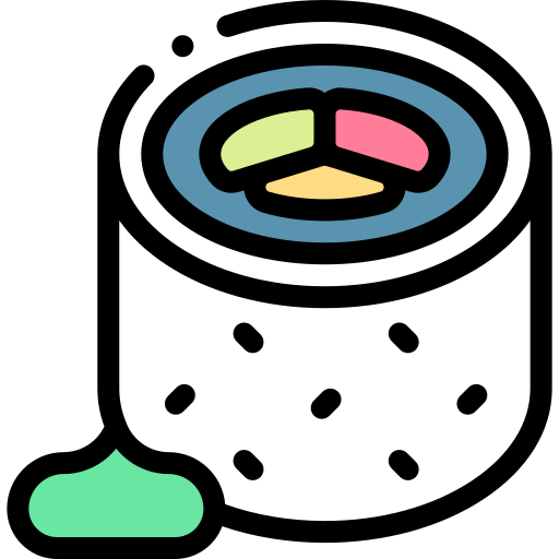 uramaki Detailed Rounded Lineal color ikona