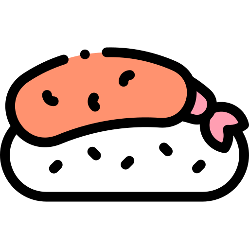 nigiri Detailed Rounded Lineal color icono