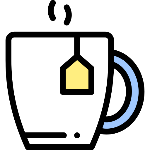 お茶 Detailed Rounded Lineal color icon