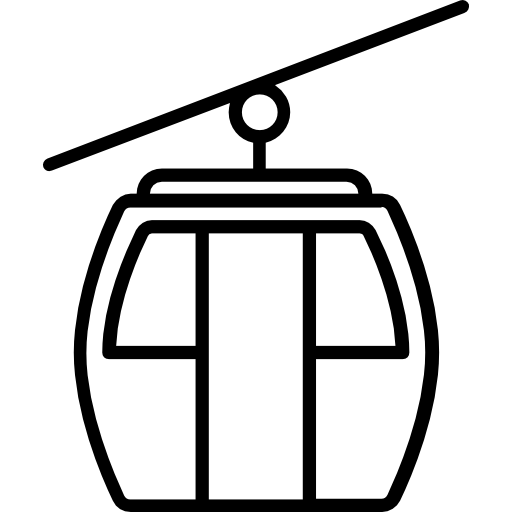 케이블카 캐빈 Made by Made Lineal icon