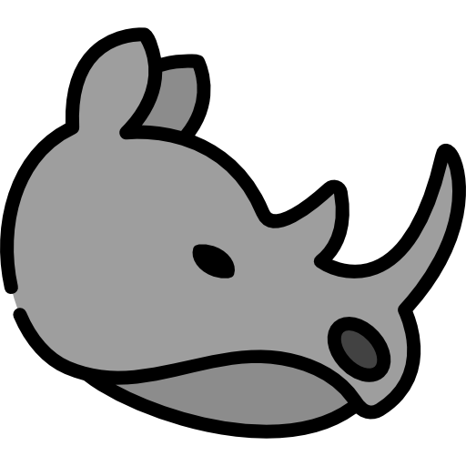 rinoceronte Special Lineal color icona
