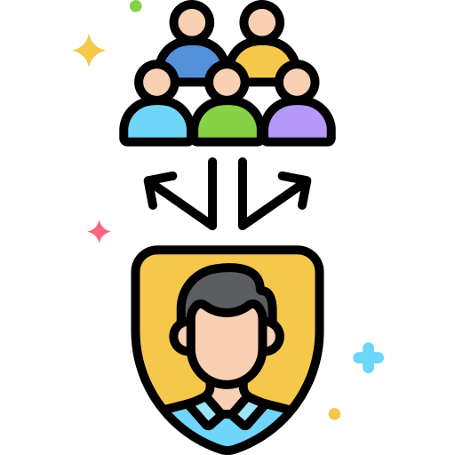 risicomanagement Flaticons Lineal Color icoon
