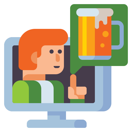 Video conference Flaticons Flat icon
