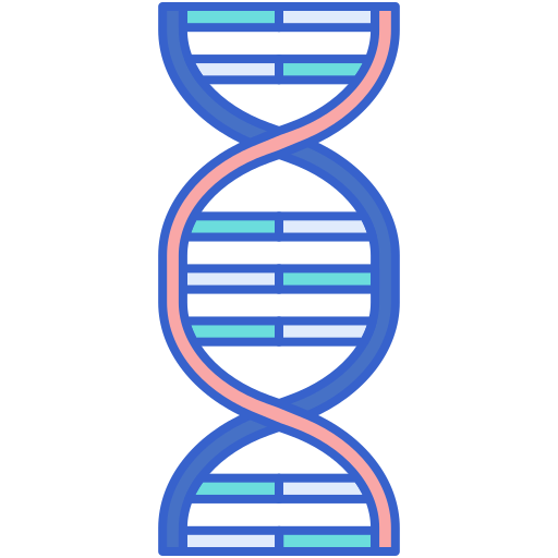 genética Flaticons Lineal Color icono