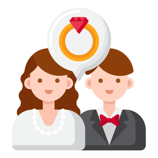Marriage vows Flaticons Flat icon