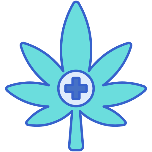 cannabis Flaticons Lineal Color icona
