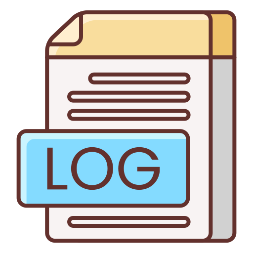 Log file Flaticons Lineal Color icon