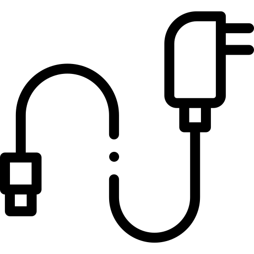 oplader Detailed Rounded Lineal icoon