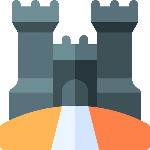 замок Basic Rounded Flat иконка