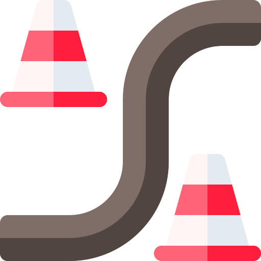 Route Basic Rounded Flat icon