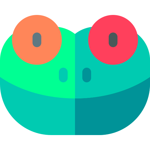 Żaba Basic Rounded Flat ikona