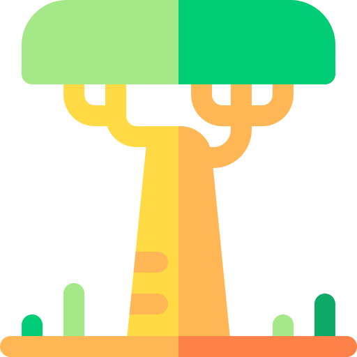 baobab Basic Rounded Flat ikona