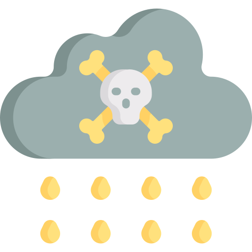 Кислотный дождь Special Flat иконка