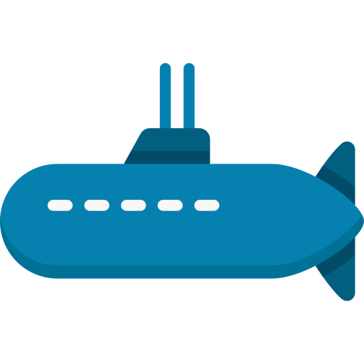 submarino Special Flat Ícone