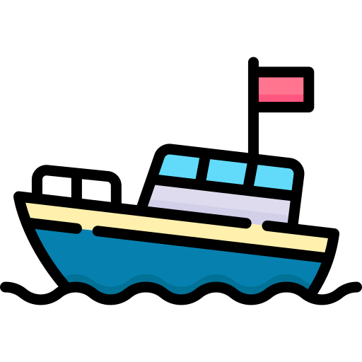 bateau Special Lineal color Icône