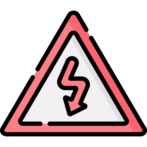 señal de peligro Special Lineal color icono