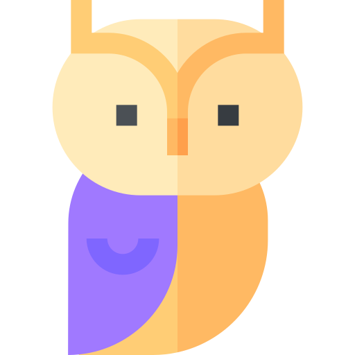 Owl Basic Straight Flat icon