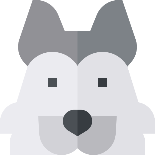 wolf Basic Straight Flat icon