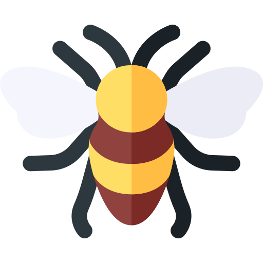 pszczoła Basic Rounded Flat ikona