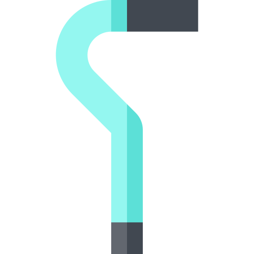 지팡이 Basic Straight Flat icon