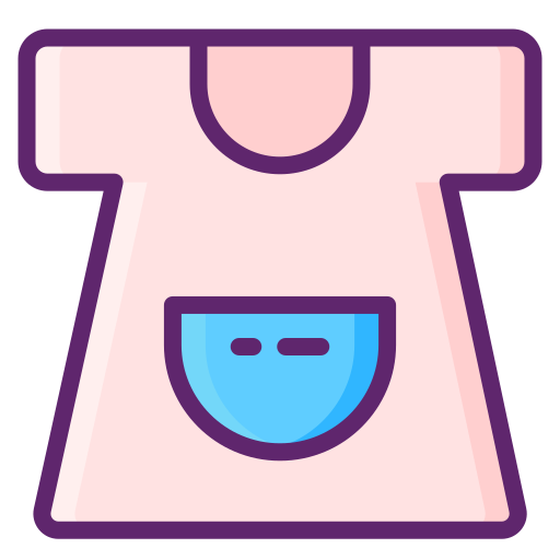 Baby clothes Flaticons Lineal Color icon