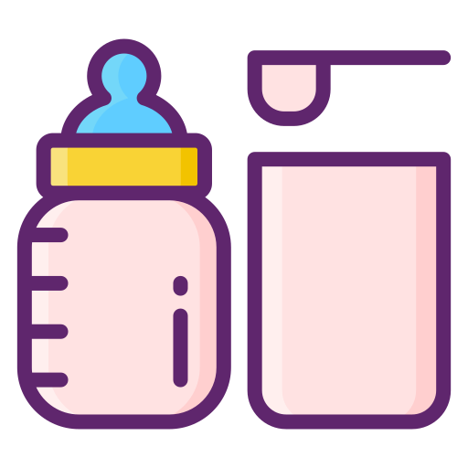Baby food Flaticons Lineal Color icon