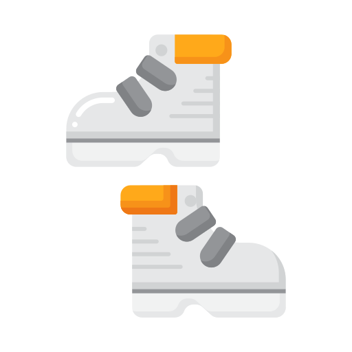 zapatos de bebé Flaticons Flat icono