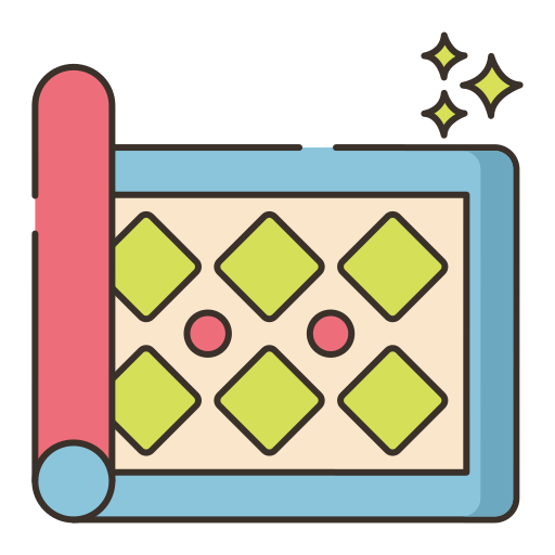 teppich Flaticons Lineal Color icon