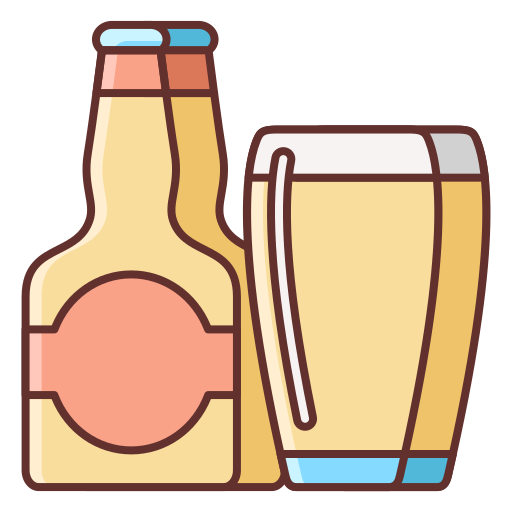 bouteille de bière Flaticons Lineal Color Icône