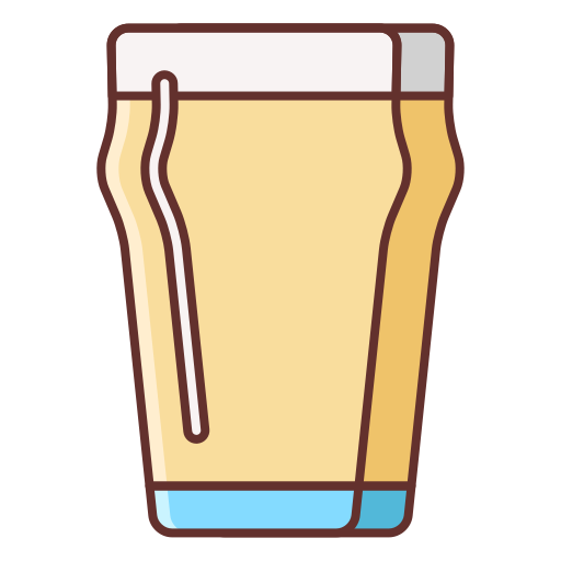 un verre Flaticons Lineal Color Icône