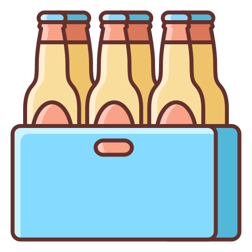 cervezas Flaticons Lineal Color icono