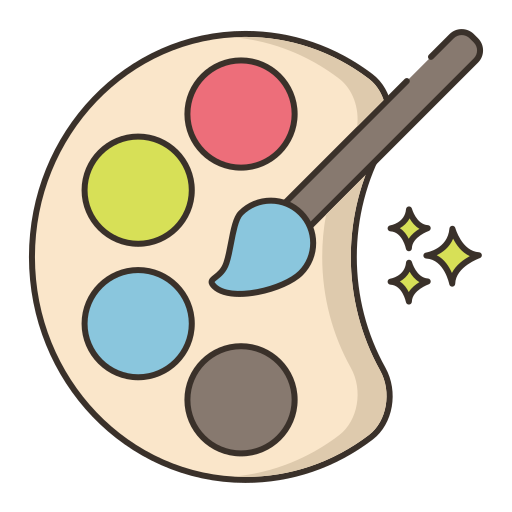 Paint Flaticons Lineal Color icon