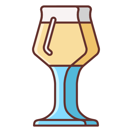 un verre Flaticons Lineal Color Icône