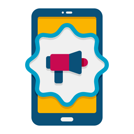 Mobile marketing Flaticons Flat icon