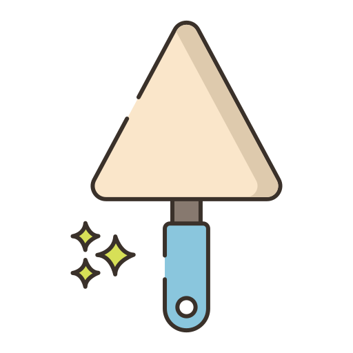 Trowel Flaticons Lineal Color icon