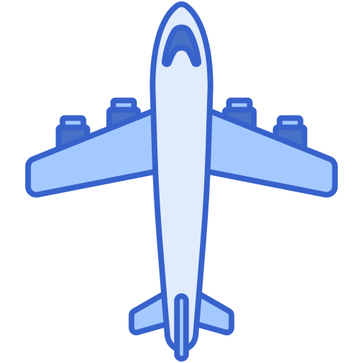 航空機 Flaticons Lineal Color icon