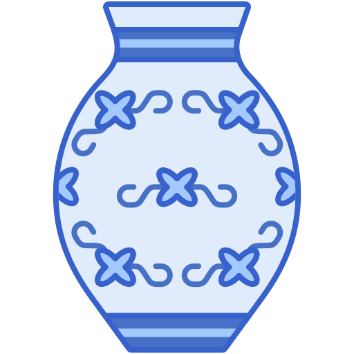 花瓶 Flaticons Lineal Color icon