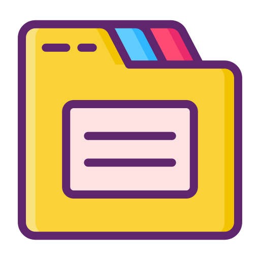 ordner Flaticons Lineal Color icon